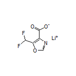 Lithium 5-(Difluoromethyl)oxazole-4-carboxylate