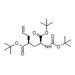 Di-tert-butyl (2S,4S)-2-Allyl-4-(Boc-amino)pentanedioate