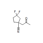 3,3-Difluoro-1-(2-oxopropyl)cyclopentanecarbonitrile