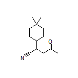 2-(4,4-Dimethylcyclohexyl)-4-oxopentanenitrile