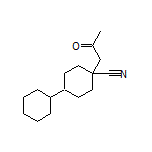 4-(2-Oxopropyl)-[1,1’-bi(cyclohexane)]-4-carbonitrile