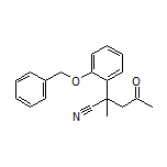 2-[2-(Benzyloxy)phenyl]-2-methyl-4-oxopentanenitrile