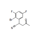 2-(2-Bromo-3,5-difluorophenyl)-4-oxopentanenitrile