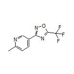 3-(6-Methyl-3-pyridyl)-5-(trifluoromethyl)-1,2,4-oxadiazole