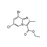 Ethyl 8-Bromo-6-chloro-2-methylimidazo[1,2-a]pyridine-3-carboxylate