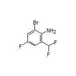 2-Bromo-6-(difluoromethyl)-4-fluoroaniline