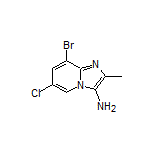 3-Amino-8-bromo-6-chloro-2-methylimidazo[1,2-a]pyridine