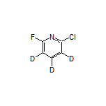 2-Chloro-6-fluoropyridine-3,4,5-d3