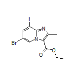 Ethyl 6-Bromo-8-iodo-2-methylimidazo[1,2-a]pyridine-3-carboxylate