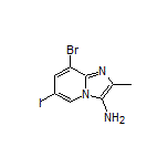 3-Amino-8-bromo-6-iodo-2-methylimidazo[1,2-a]pyridine