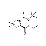 Ethyl (S)-1-Boc-3,3-dimethyl-1,3-azasilolidine-5-carboxylate