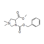 Methyl 1-Cbz-3,3-dimethyl-1,3-azasilolidine-5-carboxylate