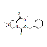 Methyl (R)-1-Cbz-3,3-dimethyl-1,3-azasilolidine-5-carboxylate