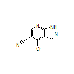4-Chloro-1H-pyrazolo[3,4-b]pyridine-5-carbonitrile