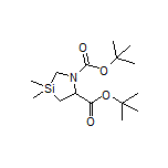 tert-Butyl 1-Boc-3,3-dimethyl-1,3-azasilolidine-5-carboxylate