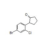 2-(4-Bromo-2-chlorophenyl)cyclopentanone