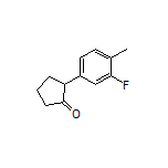 2-(3-Fluoro-4-methylphenyl)cyclopentanone