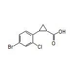 2-(4-Bromo-2-chlorophenyl)cyclopropanecarboxylic Acid