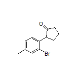 2-(2-Bromo-4-methylphenyl)cyclopentanone