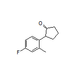 2-(4-Fluoro-2-methylphenyl)cyclopentanone