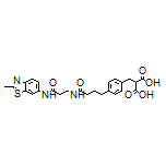 2-[4-[4-[[3-[(2-Methyl-6-benzothiazolyl)amino]-3-oxopropyl]amino]-4-oxobutyl]benzyl]malonic Acid