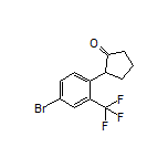 2-[4-Bromo-2-(trifluoromethyl)phenyl]cyclopentanone