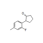 2-(2-Fluoro-4-methylphenyl)cyclopentanone