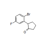 2-(2-Bromo-5-fluorophenyl)cyclopentanone