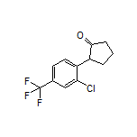 2-[2-Chloro-4-(trifluoromethyl)phenyl]cyclopentanone