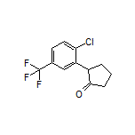 2-[2-Chloro-5-(trifluoromethyl)phenyl]cyclopentanone