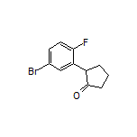 2-(5-Bromo-2-fluorophenyl)cyclopentanone