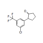 2-[3-Chloro-5-(trifluoromethyl)phenyl]cyclopentanone