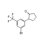 2-[3-Bromo-5-(trifluoromethyl)phenyl]cyclopentanone