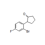 2-(2-Bromo-4-fluorophenyl)cyclopentanone