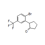 2-[2-Bromo-5-(trifluoromethyl)phenyl]cyclopentanone