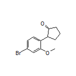 2-(4-Bromo-2-methoxyphenyl)cyclopentanone