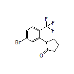 2-[5-Bromo-2-(trifluoromethyl)phenyl]cyclopentanone