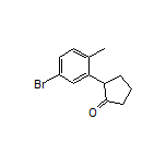 2-(5-Bromo-2-methylphenyl)cyclopentanone