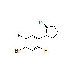 2-(4-Bromo-2,5-difluorophenyl)cyclopentanone