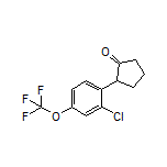 2-[2-Chloro-4-(trifluoromethoxy)phenyl]cyclopentanone