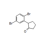 2-(2,5-Dibromophenyl)cyclopentanone