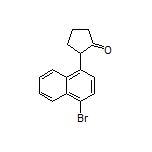 2-(4-Bromonaphthalen-1-yl)cyclopentanone