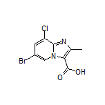 6-Bromo-8-chloro-2-methylimidazo[1,2-a]pyridine-3-carboxylic Acid