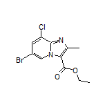 Ethyl 6-Bromo-8-chloro-2-methylimidazo[1,2-a]pyridine-3-carboxylate