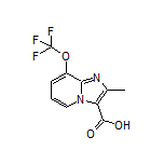 2-Methyl-8-(trifluoromethoxy)imidazo[1,2-a]pyridine-3-carboxylic Acid