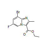 Ethyl 8-Bromo-6-fluoro-2-methylimidazo[1,2-a]pyridine-3-carboxylate