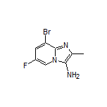 3-Amino-8-bromo-6-fluoro-2-methylimidazo[1,2-a]pyridine