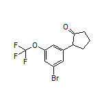 2-[3-Bromo-5-(trifluoromethoxy)phenyl]cyclopentanone