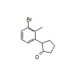 2-(3-Bromo-2-methylphenyl)cyclopentanone