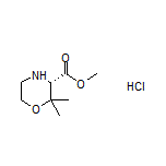 Methyl (S)-2,2-Dimethylmorpholine-3-carboxylate Hydrochloride